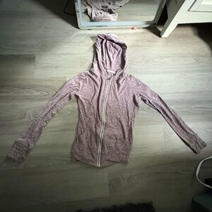 Aeropostale Purple Fitted Long Sleeve Hoodie